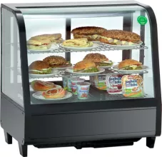 Витрина холодильная настольная Koreco RTW 100L black - 2
