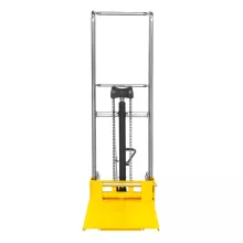 Штабелер ручной гидравлический SMARTLIFT SDDJS1500 (400 кг, 1.5 м, с вилами и площадкой) - 8