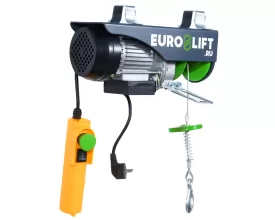Таль электрическая Euro-lift РА-500А 250/500 кг 12/6 м стационарная мини - 1