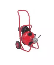 Машина для прочистки канализационных труб TOR TD-100-D барабанная 32-100 мм 390 Вт - 1