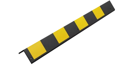 Демпфер угловой резиновый ДУ-8-900 с прямыми светоотражателями - 1