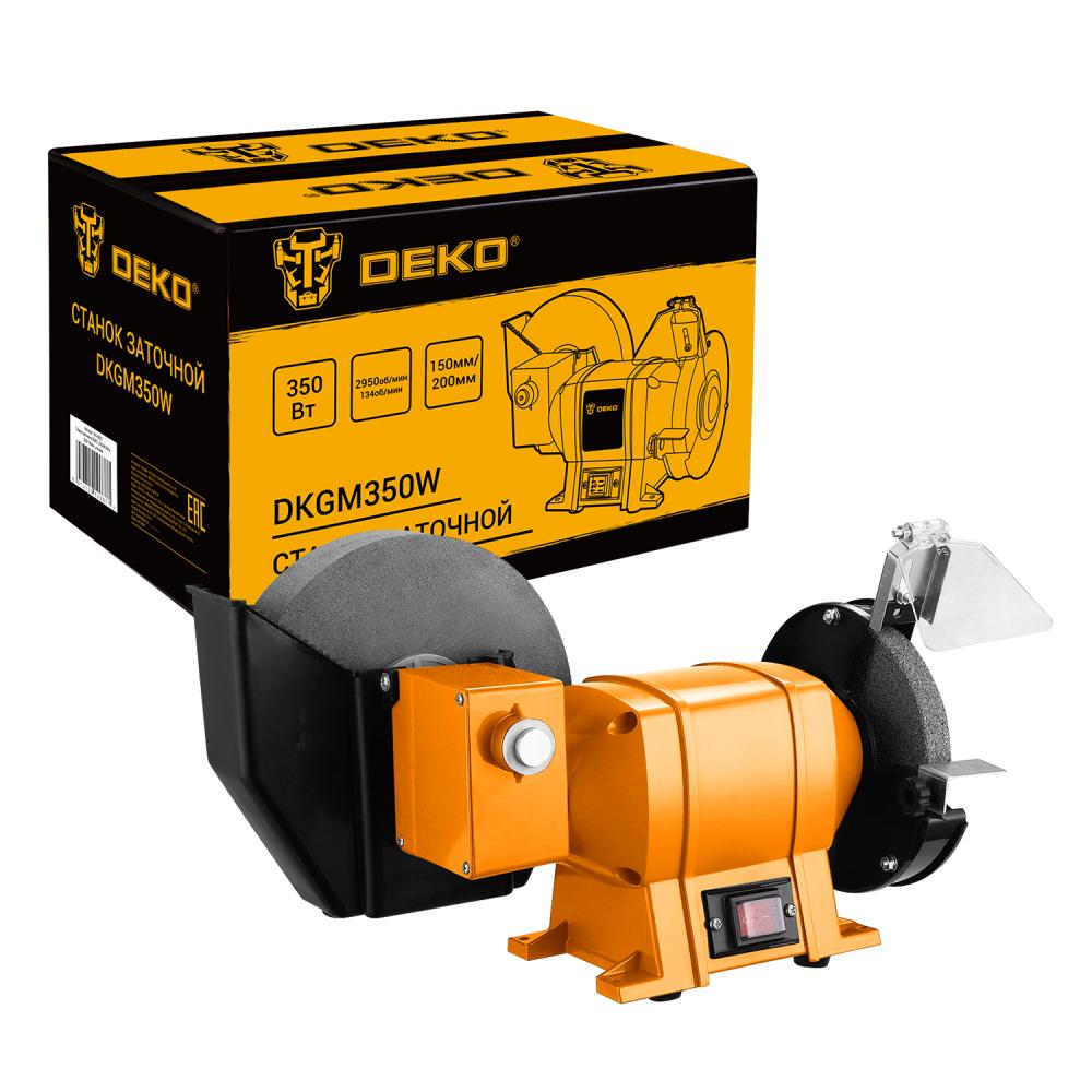 Станок заточной DEKO DKGM350W, 200/150мм, угловой