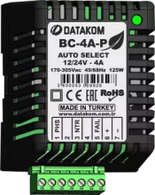 Зарядное устройство Datakom BC-4A-P (12В/24В, 4А, 220-240В, на дин-рейку) - 1