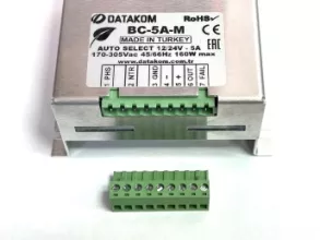 Зарядное устройство Datakom BC-5A-M (12В/24В, 5А, 220-240В) - 4